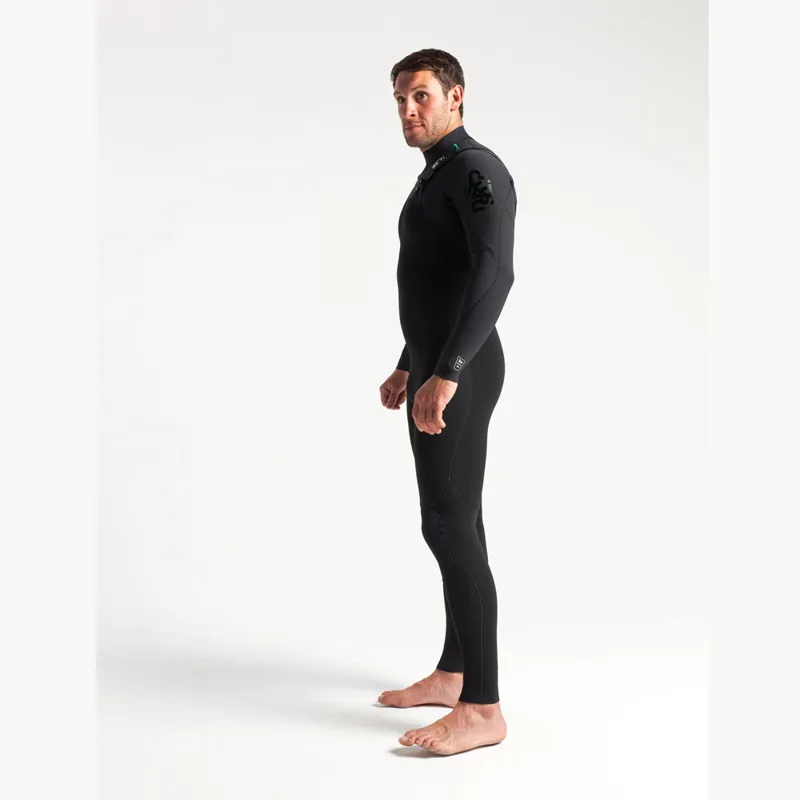 C-Skins Mens Session 3/2 Chest Zip Wetsuit Black-2